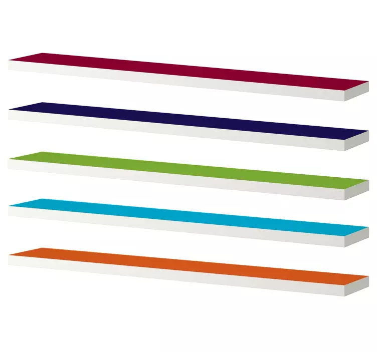 Colour Shelf LACK Decal - TenStickers