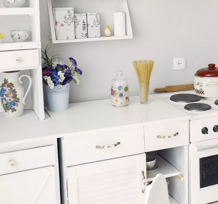 White texture furniture vinyl decal   - TenStickers