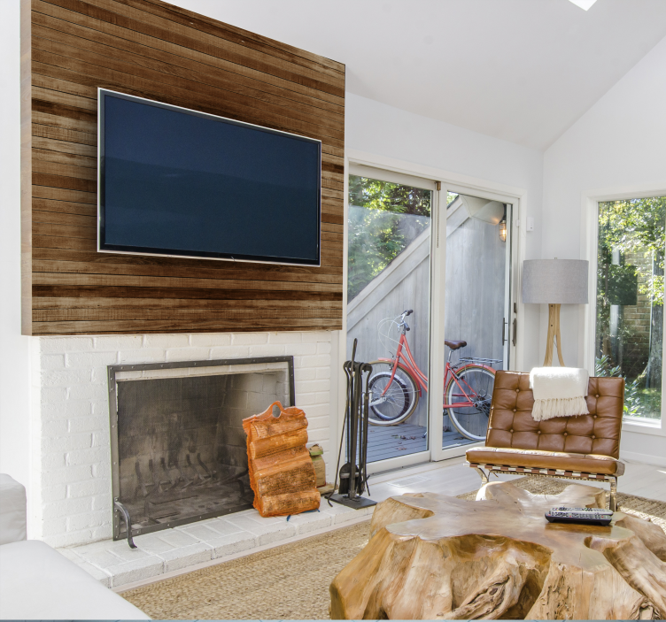 Wood planks furniture decal  - TenStickers