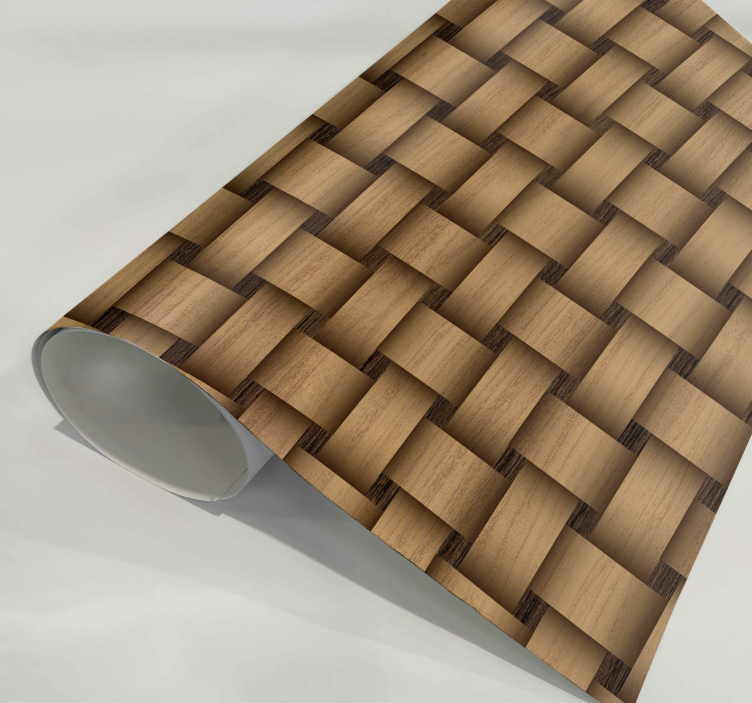 Wood intertwines furniture decal   - TenStickers