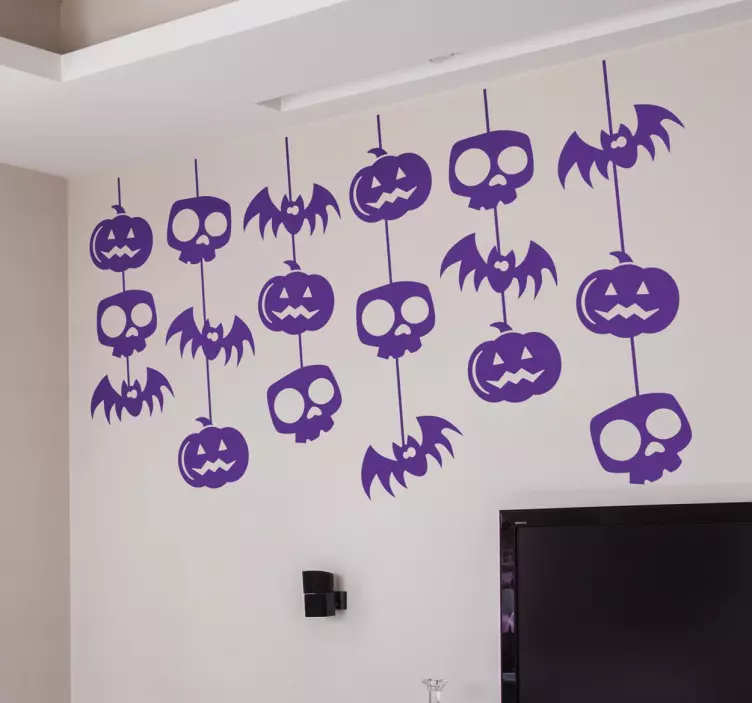 Pendants halloween sticker - TenStickers