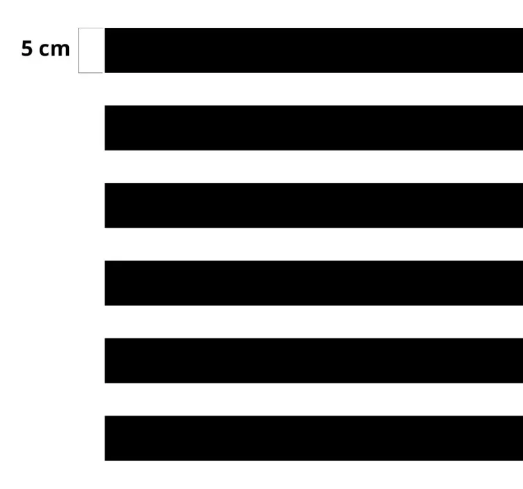 Horizontal lines furniture sticker - TenStickers