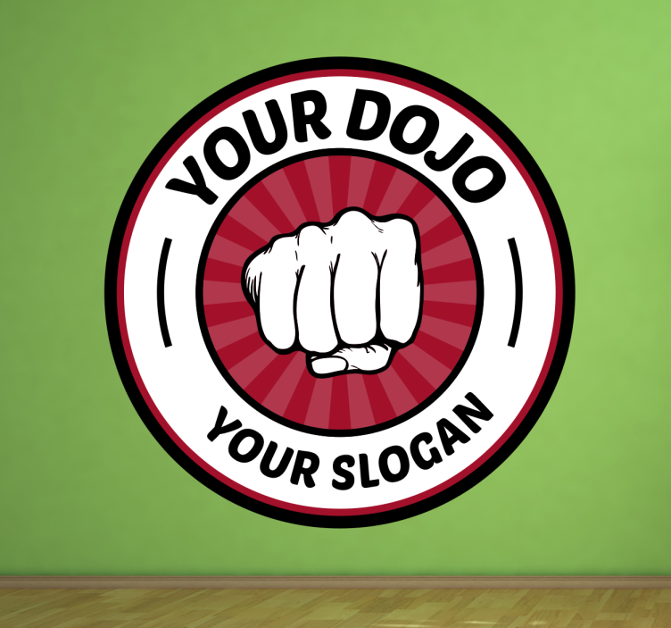 Customisable Dojo Sticker - TenStickers