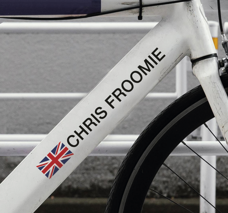 Cycling bicycle bike sticker - TenStickers