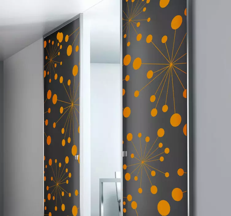 Abstract Circles Design Sticker - TenStickers