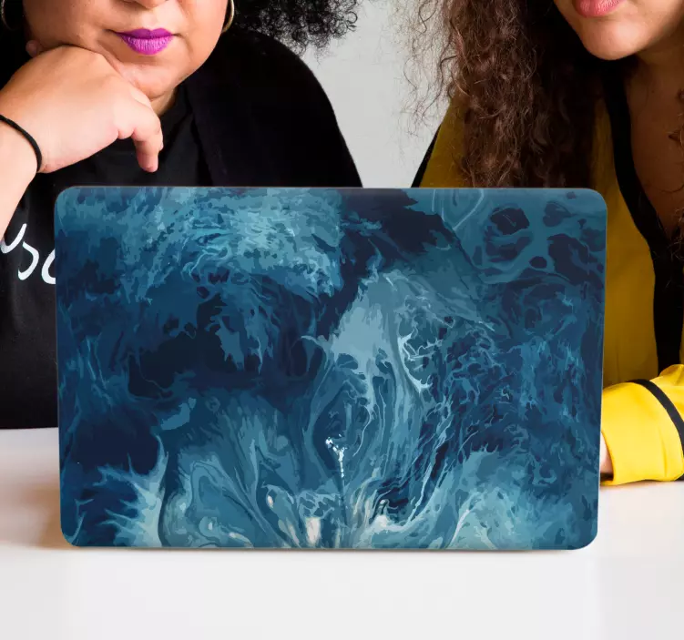 Abstract Fluid Pattern laptop skin - TenStickers
