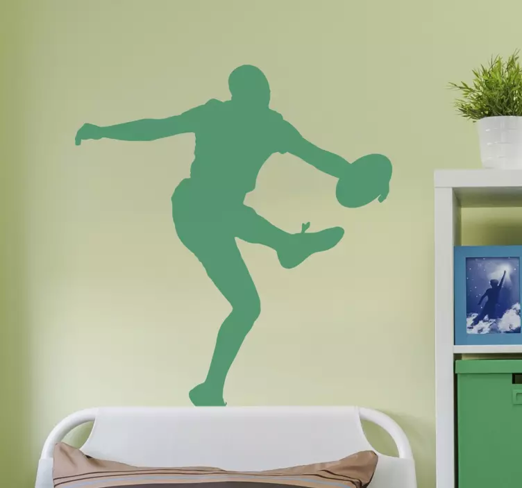 AFL player sport wall sticker - TenStickers