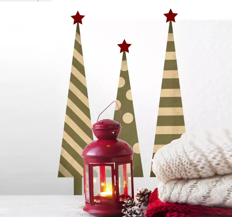 Alternative Christmas Trees Sticker - TenStickers