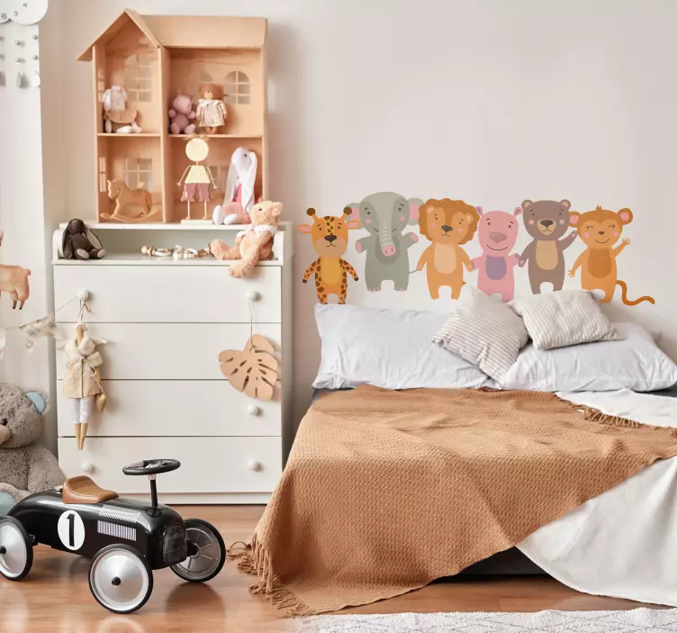 Animals Header wild animal decal - TenStickers