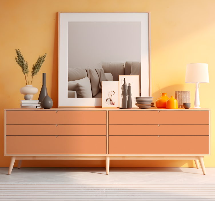 Apricot crush vinyl sheet sticker - TenStickers