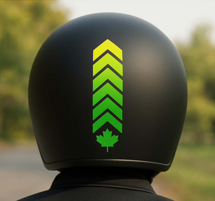 Arrows design motorbike sticker - TenStickers