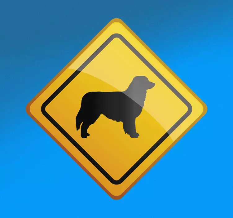 Australian shepherd on board Car decal - TenStickers