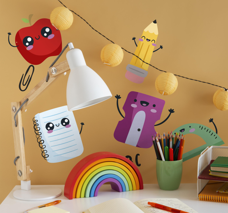 Back to school wall stickers set - TenStickers