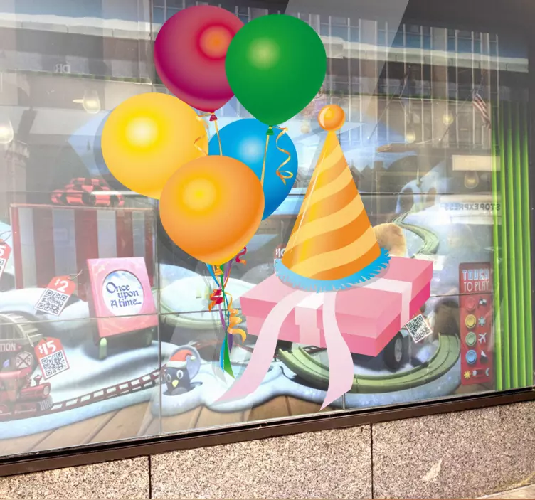 Birthday Present Sticker - TenStickers