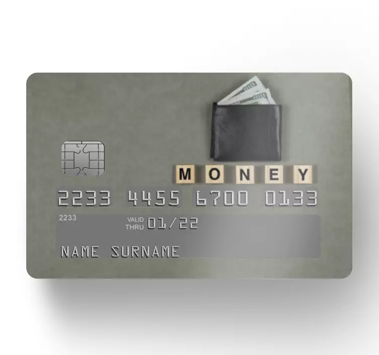Business financial concept credit card sticker - TenStickers