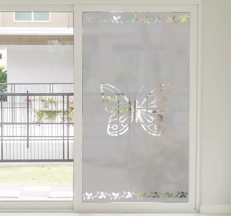 Butterfly Window Sticker - TenStickers