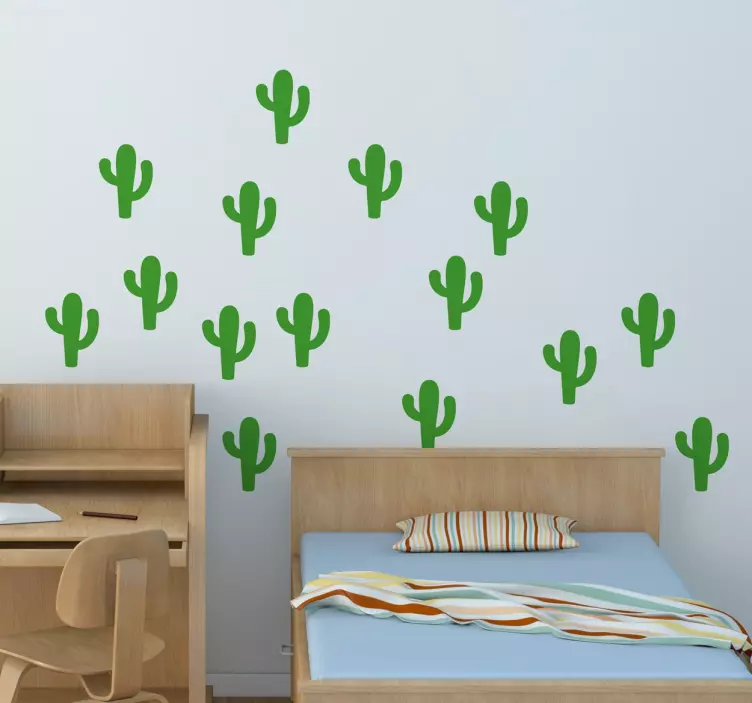 Cactus Plant Sticker - TenStickers