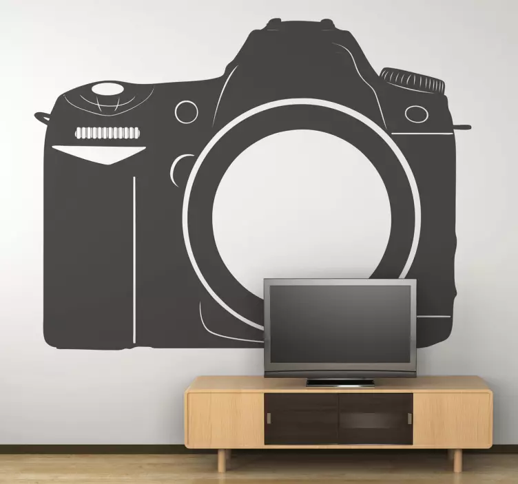 Camera vinyl Wall Sticker - TenStickers