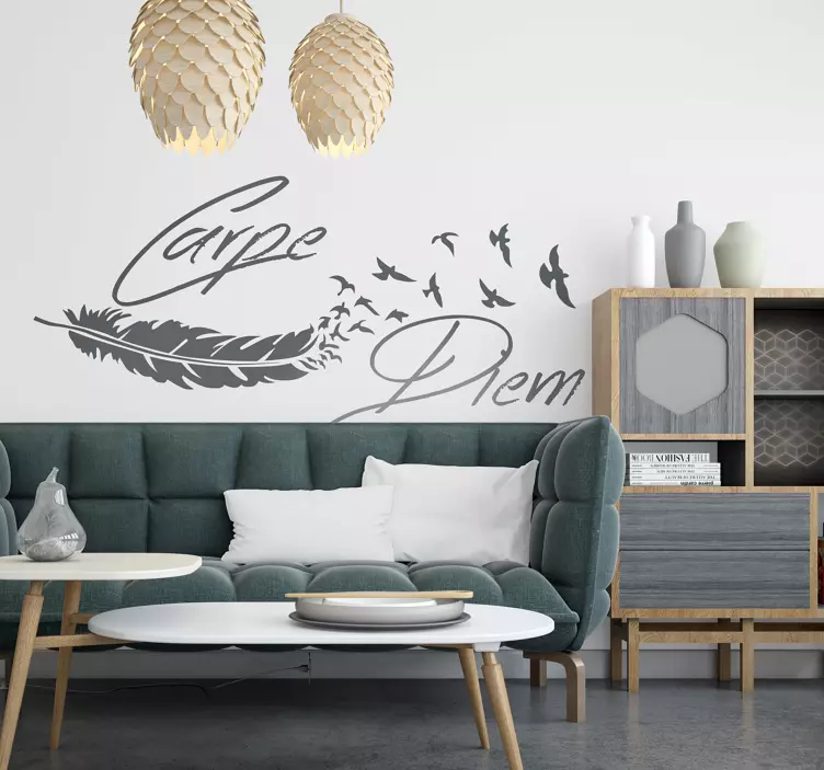 Carpe Diem Wall Sticker - TenStickers
