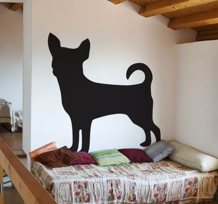 Chihuahua Silhouette Sticker - TenStickers