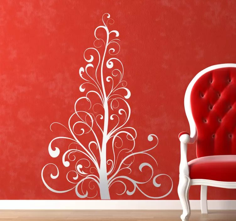 Christmas Tree Wall Sticker - TenStickers