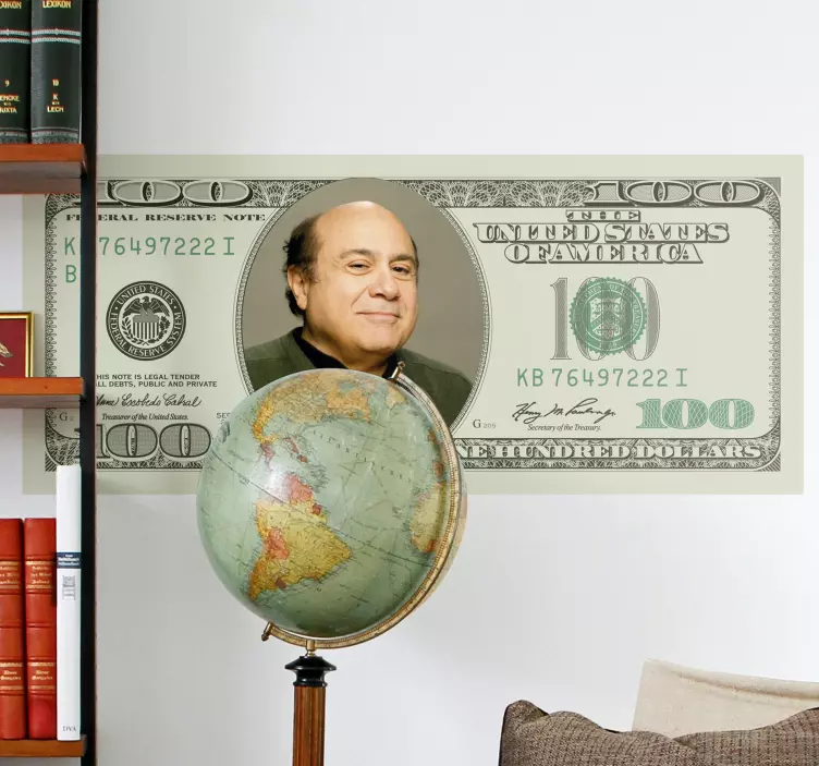Currency Portrait Mural educational wall sticker - TenStickers