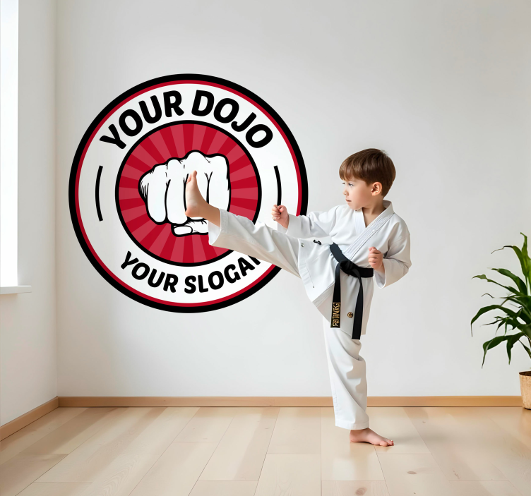 Customisable Dojo Sticker - TenStickers