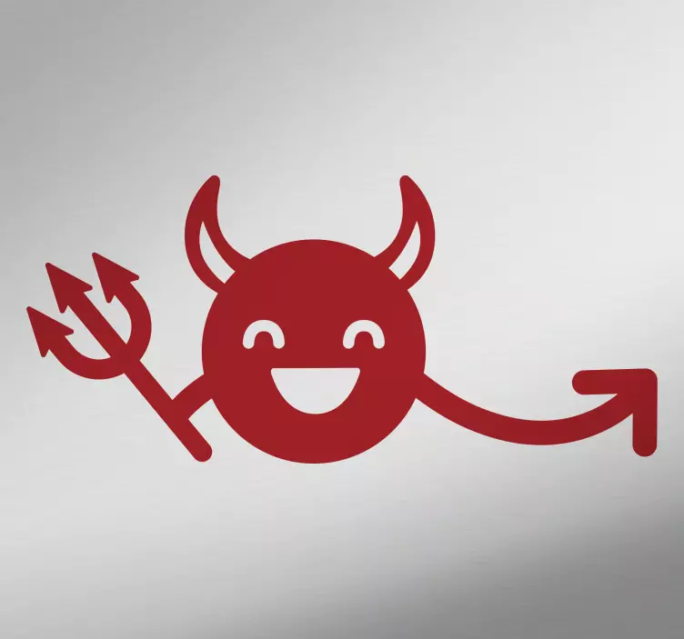 Devil adhesive car - TenStickers