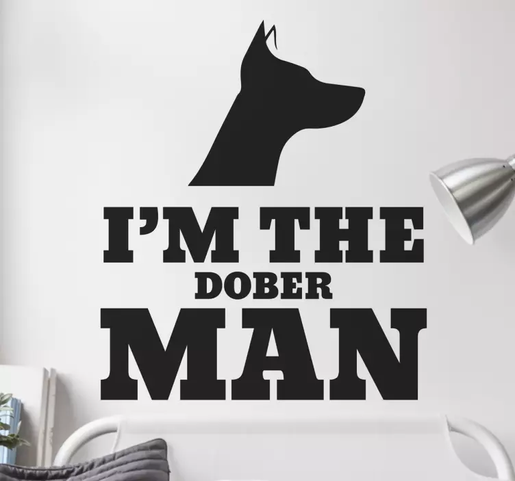 Doberman dogs wall sticker - TenStickers