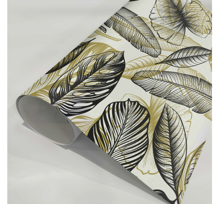 Elegant Tropical Plant furniture decal   - TenStickers