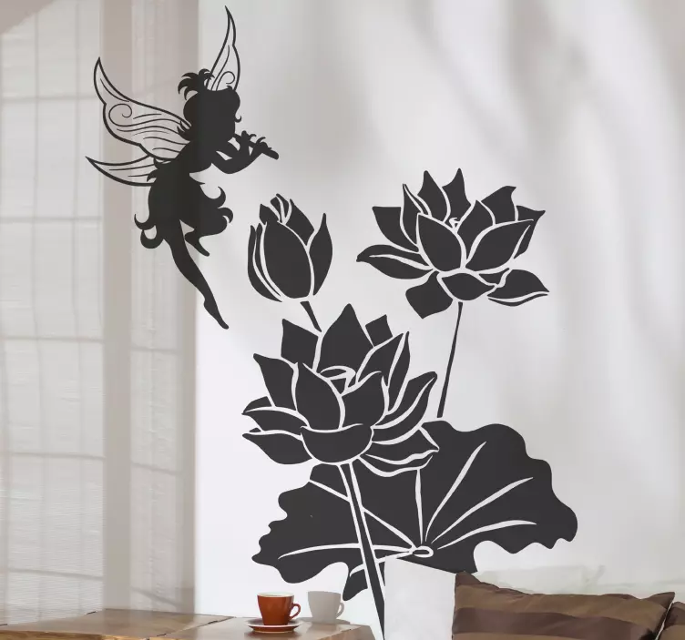 Enchanting Fairy Flora fantasy wall sticker - TenStickers