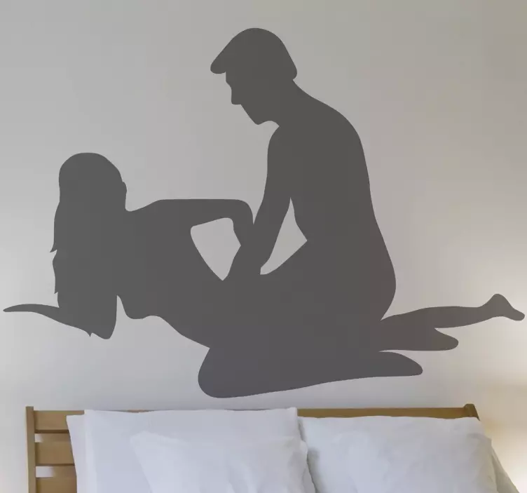 Erotic Silhouette Decorative Decal - TenStickers