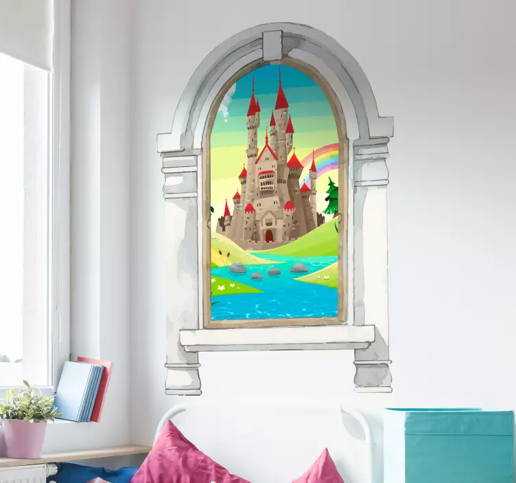 Fairy-tale Landscape Wall Sticker - TenStickers