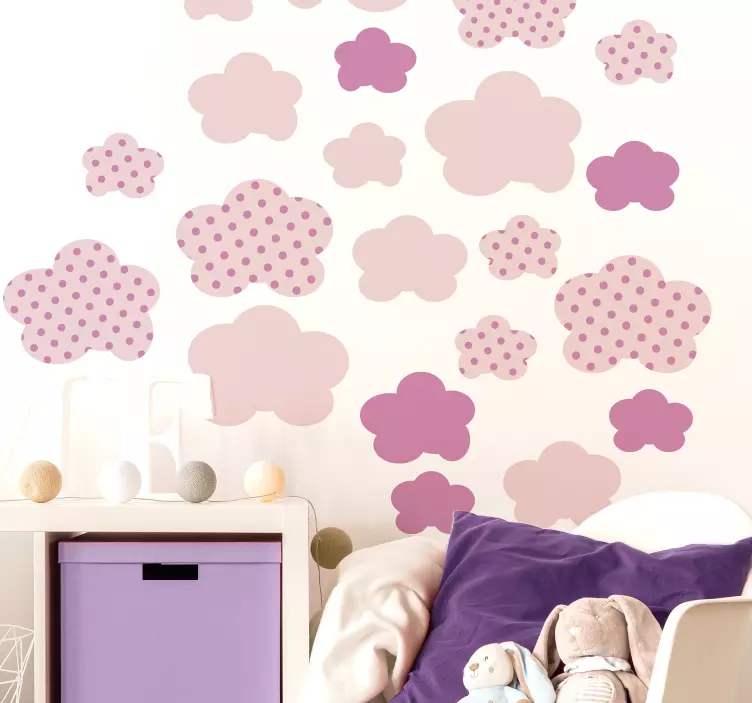 Flower Elements Set wall sticker for kids - TenStickers