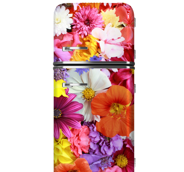 Flowers Fridge Sticker - TenStickers