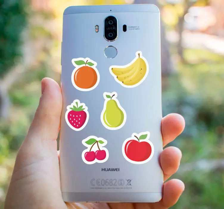 Fruit Set Huawei Phone Sticker - TenStickers