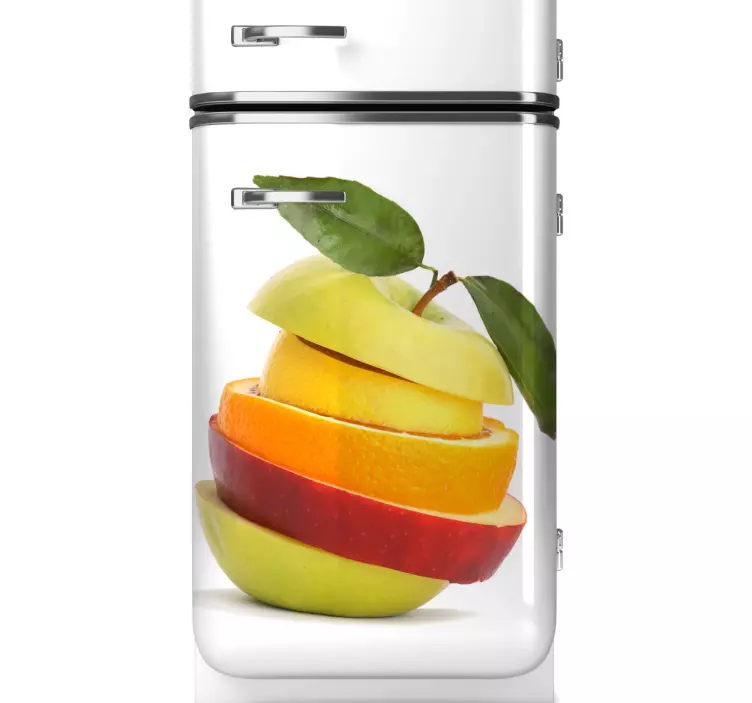 Fruit Slices Fridge Sticker - TenStickers