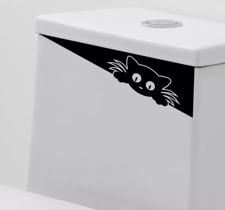 Funny draw for toilet  sticker - TenStickers