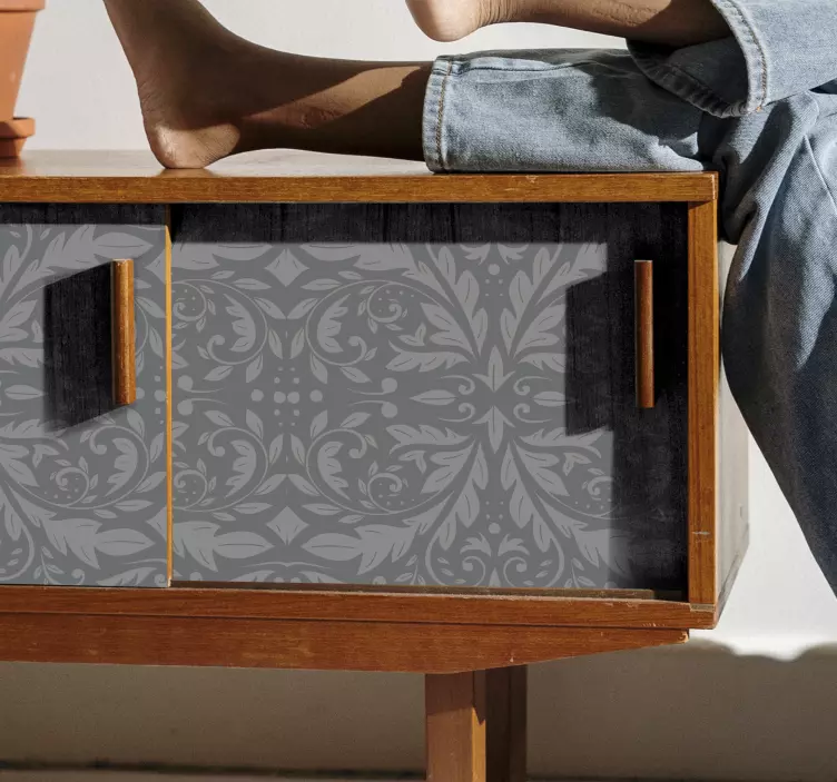 Gray forms furniture sticker - TenStickers