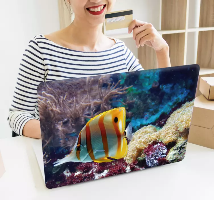 Great Barrier Reef Laptop Sticker - TenStickers