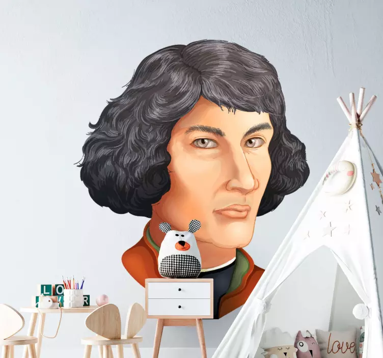 Historical Figure Portrait wall sticker - TenStickers