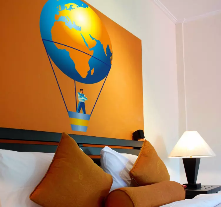 Hot Air Ballooning location sticker - TenStickers