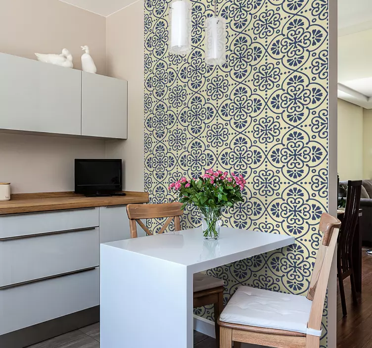 Hydraulic pattern  wallpaper decal - TenStickers