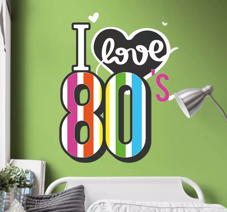 I love the 80s vintage sticker - TenStickers