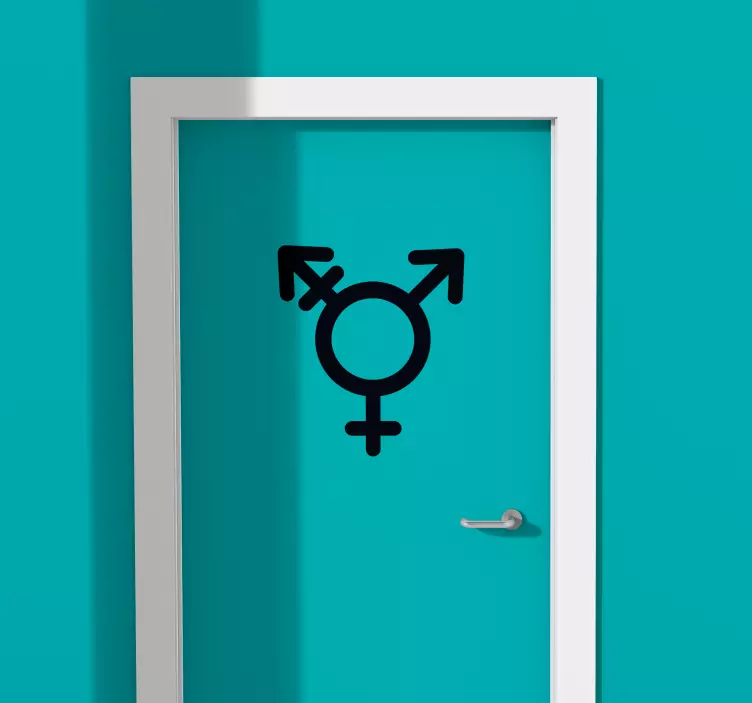 Inclusive Icon Vinyl Sign Sticker - TenStickers