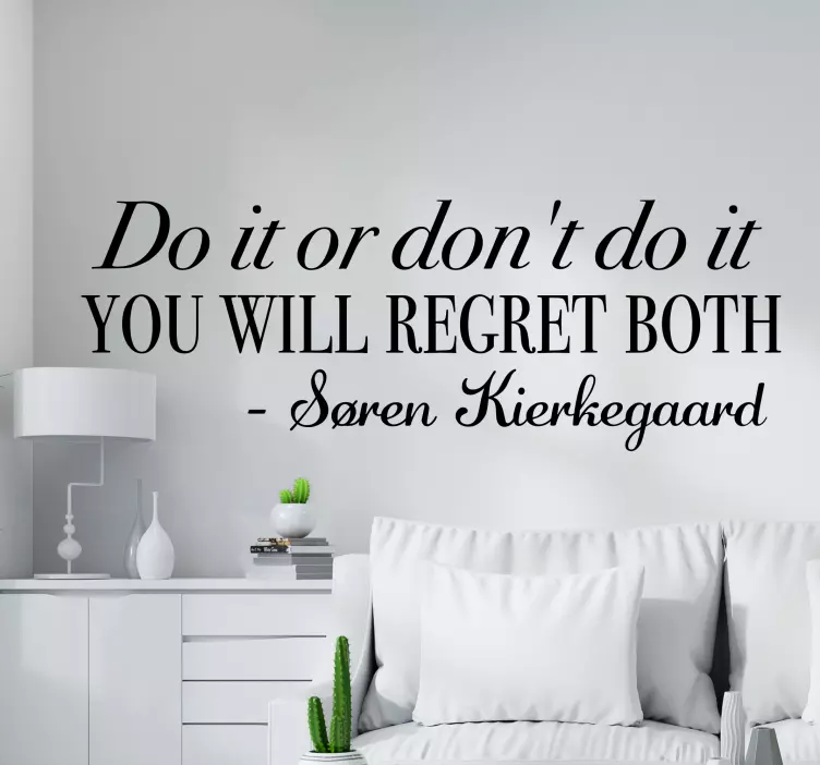 Inspiring Life Choice wall decal quotes - TenStickers