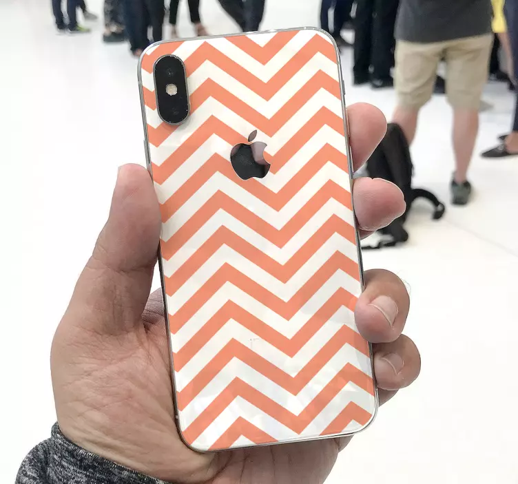 Iphone sticker chevron pattern - TenStickers
