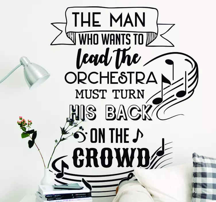 James Cook Quote Living Room Wall Decor - TenStickers