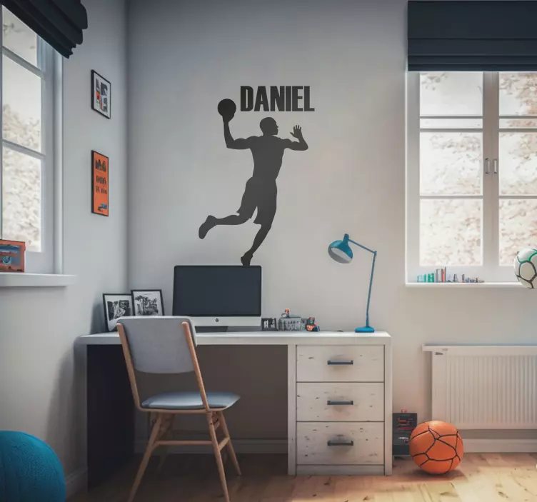 Jumpman Jump up and down wall sticker - TenStickers
