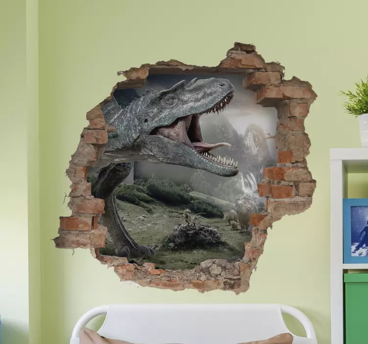 jurassic classic dinosaurs wall sticker - TenStickers